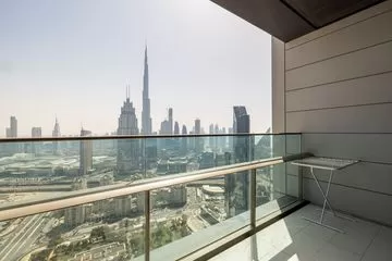 Furnished w/ Balcony | Burj Khalifa view